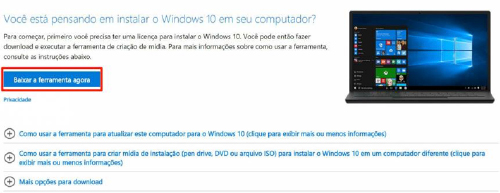 Como instalar o Windows 10 a partir de um pen-drive