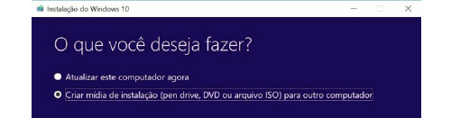 Como instalar o Windows 10 a partir de um pen-drive